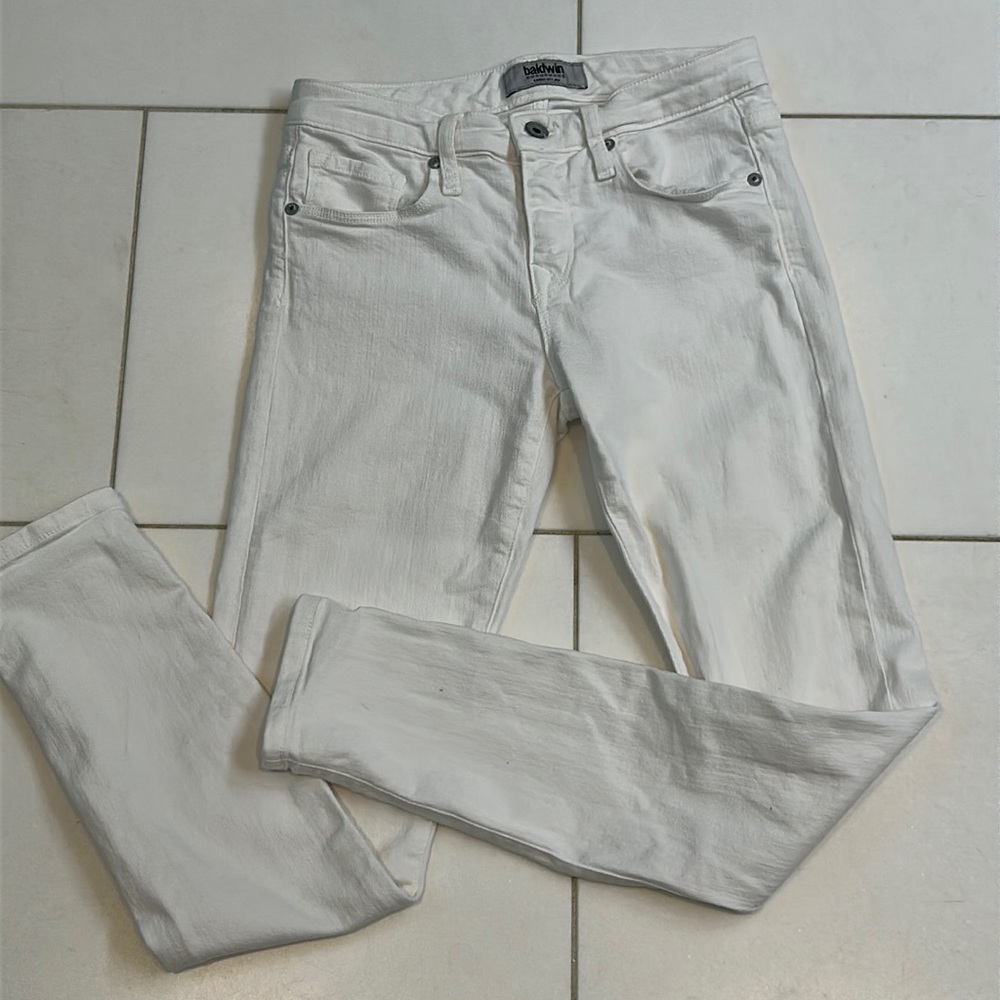 White Baldwin jeans